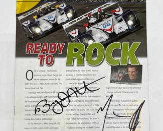 Lime Rock 2007 Autographed The Alley News From The American Le Mans Series
