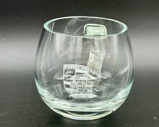 Clear Glass Porsche Mug

