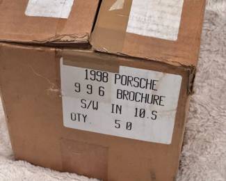 1998 Porsche 996 Brochures In Original Wrap
