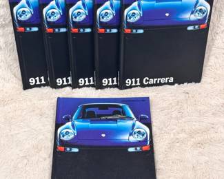 (6) 911 Carrera Sales Booklets
