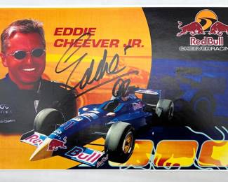 Autographed 11” Eddie Cheever Junior

