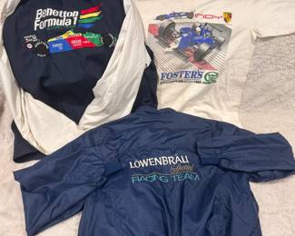 (2) Jackets And A Fosters Porsche T-Shirt
