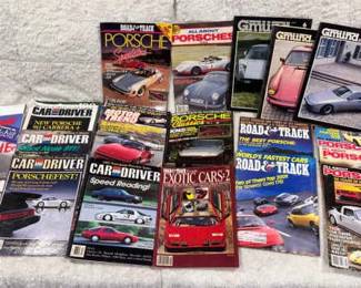(20) Porsche And Car Magazines Lot
