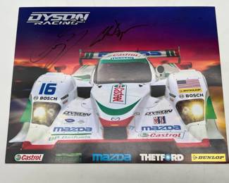 2010 Guy Smith Chris Dyson Andy Meyrick 11” Dyson Racing Autographed
