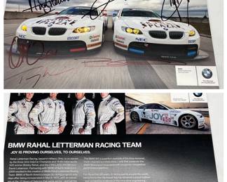 2010 Autographed 11” BMW Rahal Letterman Racing Team
Tommy Milner, Bill Auberlen, Joey Hand, Dirk Müller