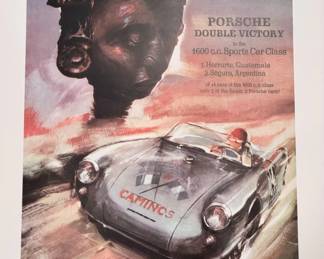 Porsche Panamericana Mexico Signed And Numbered Print
