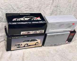 (4) Model Car Boxes - Empty
