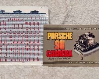 Two Porsche Dealer Hangables
