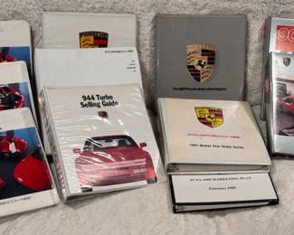 (11) Porsche Dealer Binders
