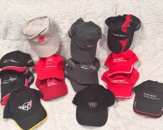 Stack Of Dealer Rimmed Hats
