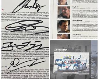 2007 ALMS Autographed Team Dyson Racing Porsche RS Spyder
Chris Dyson, Guy Smith, Butch Leitzinger, and Andy Wallace. 
