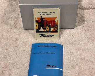 Porsche Diesel Master Box With Metal Sign

