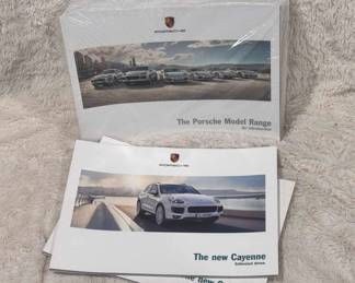 The Porsche Model Range Brochure Stack
