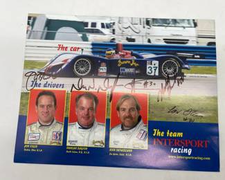 Autographed 2003 Intersport Racing Team Lola EX257-MG
Drivers Duncan Dayton, Jon Field, and Rick Sutherland 