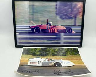 (2) Racing Photos- (1) Signed
