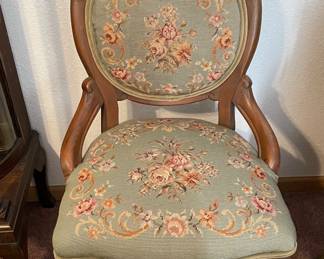 Victorian parlor chair