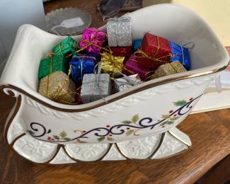 Lenox Christmas sleigh