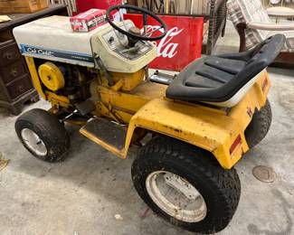 Old School Cub Cadet Riding Lawn Mower