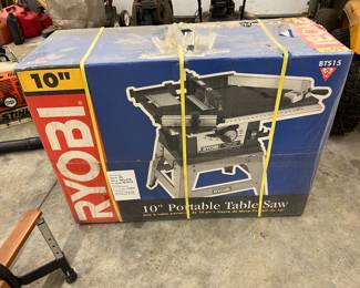 Ryobi 10” Portable Table Saw. Never been opened!
