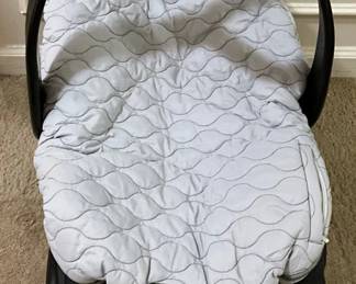 Gray Pink Car Seat