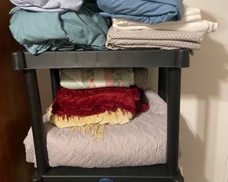 Linens, blankets and comforters