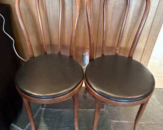 Thornet bent wood chairs
