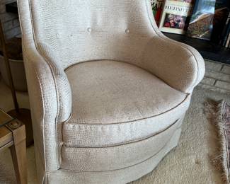 Baker Furniture chair on casters
