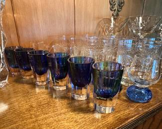 Rare Moser glassware