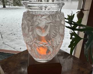 Lalique vase