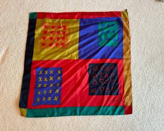 Paloma Picasso Silk Scarf