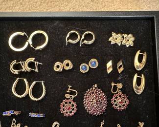 14 karat gold earrings
