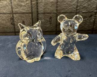 French crystal paperweights