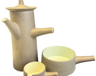 Dark Grey And Brown Dansk Design Denmark IHQ Set Of 3