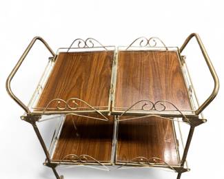 MCM bar cart