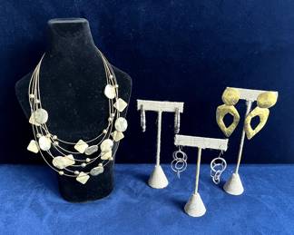 Necklaces & Earrings Silver-Tone And Gold-tone