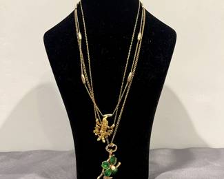 Necklaces Themed Irish Four Leaf Clover