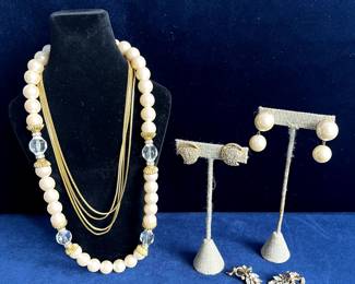 Trifari Clip-on Earrings, Costume Clip-on And Stud Earrings & Necklaces