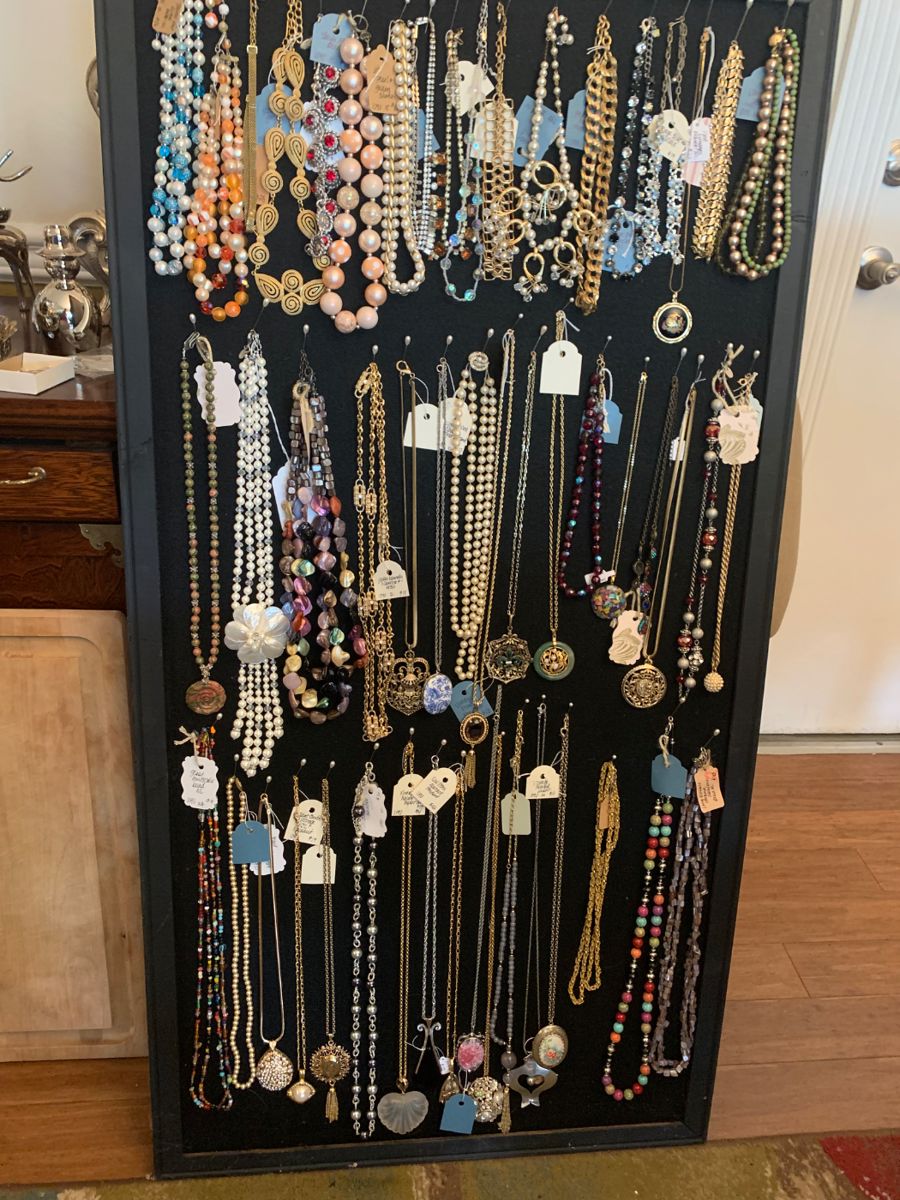 Necklaces including Florenza, Trifari, Joan Rivers, Swarovski etc.