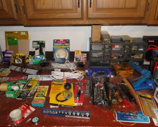 An outstanding assortment of small hand tools and other sundries