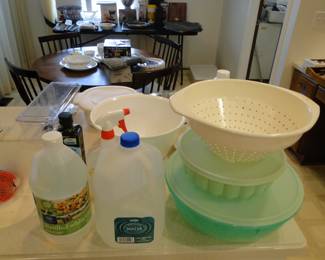 We have vintage Tupperware all over the place. And the best part, no staining, and in perfect condition