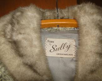 Furs by Sully, Lincoln Park, Michigan. All animals were treated humanly in the making of this wonderful vintage coat