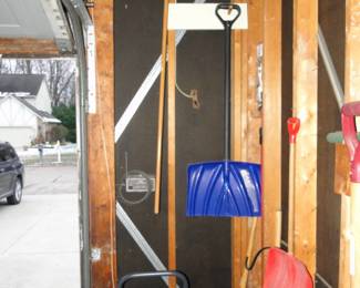 More shovels and a dolly