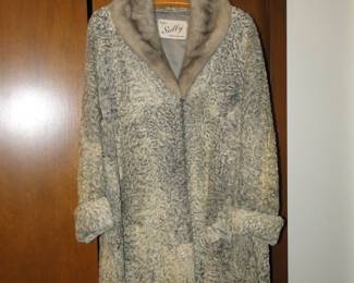 Lamb coat, warm and comfy. And PETA would be proud, no lambs were hurt in the making of this wonderful coat