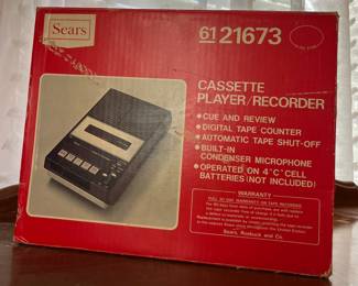 vintage Sears recorder