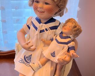 Danbury Mint Shirley Temple sailor dress and doll