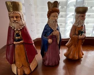 wisemen candle holders