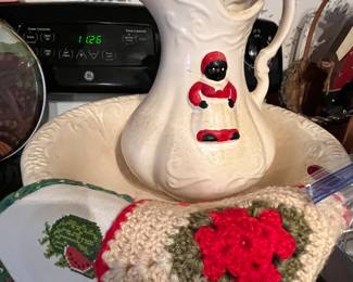 pitcher and bowl set