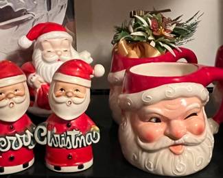 winking Santa mugs