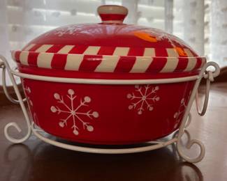 temptations casserole, carrier and bag