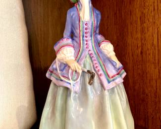 $180; vintage Royal Dalton porcelain figurine HN1752; 9”h